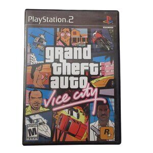 Grand Theft Auto: Vice City Sony PlayStation 2 PS2 2002 with Manual